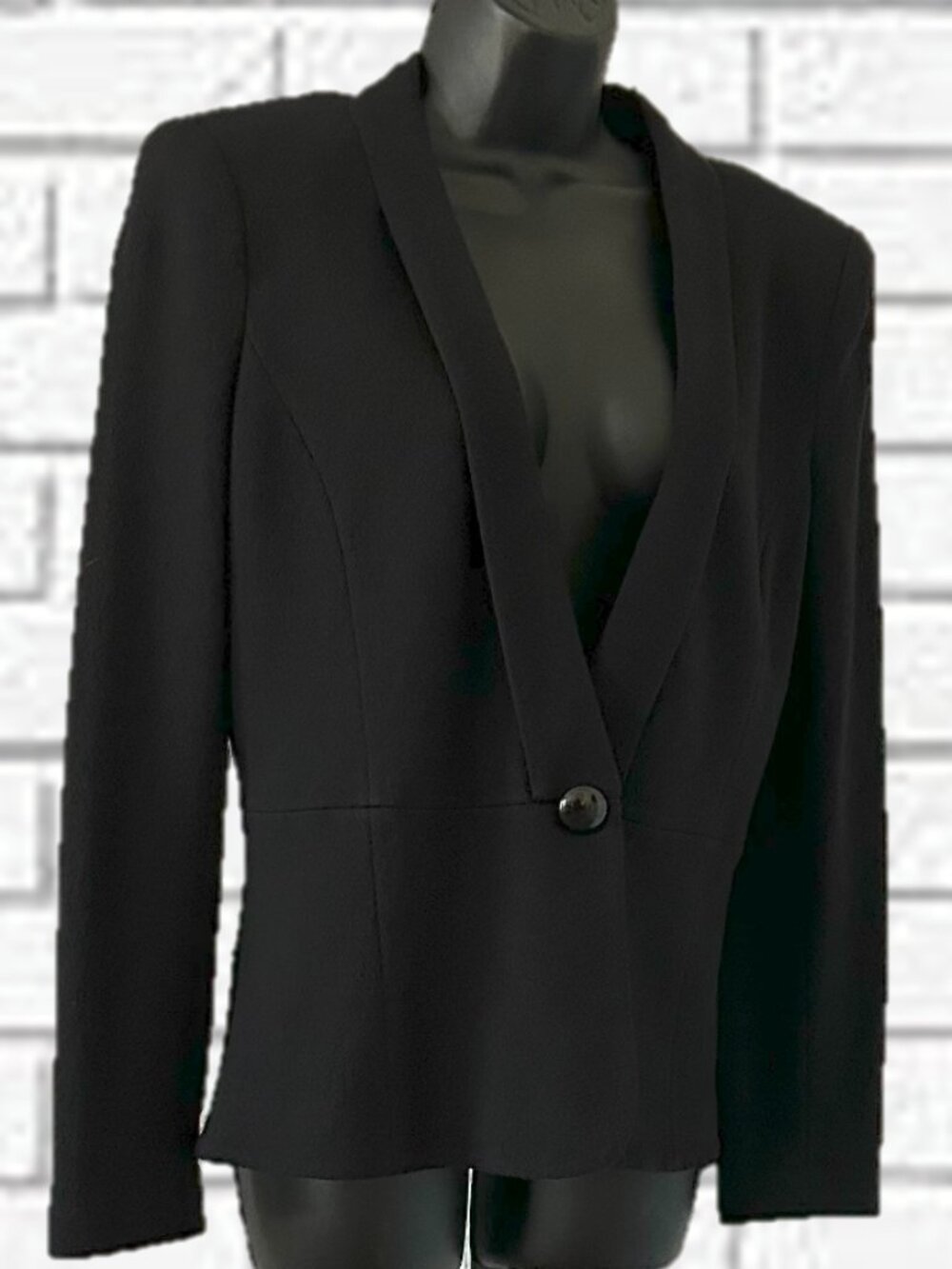Armani Collezioni | Single Button Wool Suit Jacket